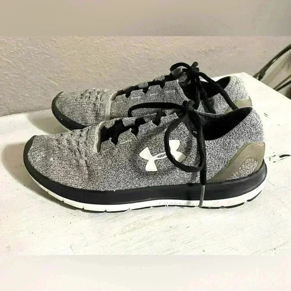 Under Armour Speedform Slingride Women Size 8 - 1282000-001 Running Shoes Gray - Picture 6 of 8